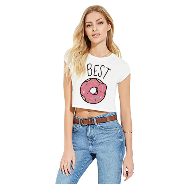 Summer Women T-shirt Funny Best Friends