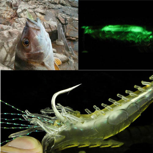 1 Pcs Fishing Lures Crankbaits Hooks Minnow Shrimp Baits