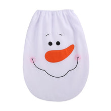 Snowman Santa Claus Toilet Seat Cover Toilet lid